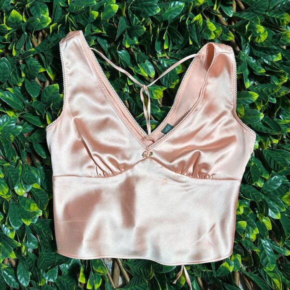 Wild Fable Pink Satiny Top Size Small - Picture 4 of 5